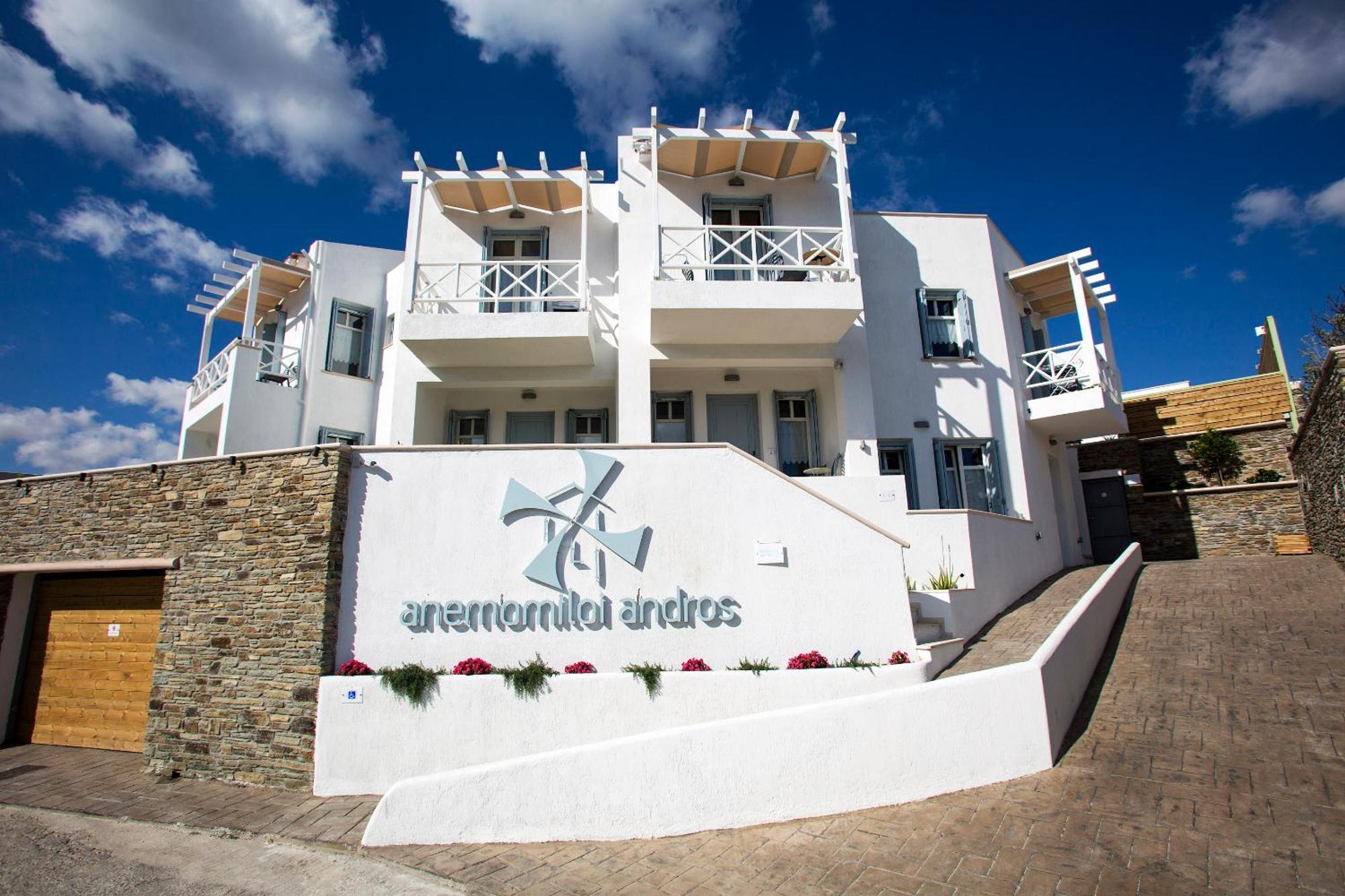 Отель Anemomiloi Andros Экстерьер фото