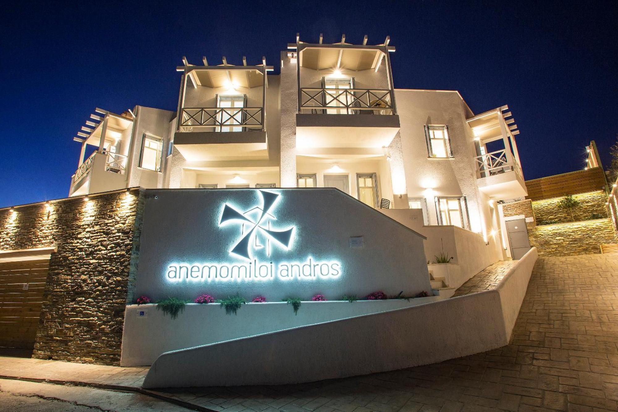 Отель Anemomiloi Andros Экстерьер фото